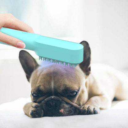 Pet Comb Ultraviolet Mite Removal Deodorant Dog Cat Cleaning Comb USB Rechargeable Pet Brush - MarvelouStoree