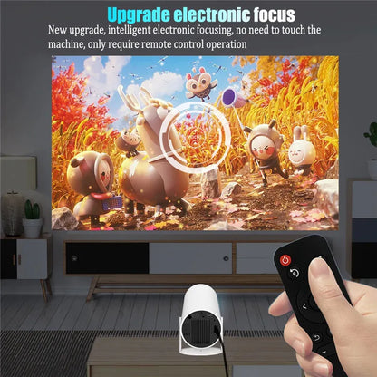 DITONG HY300 Plus HD Projector portatil 4K 1280x720P Android  LED Video Home Theater Cinema Phone mini Proyector Movie HY300 pro