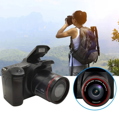 Marveloustoree Digital Mini Camera Wide-Angle Lens 16X Zoom Camera Traveling Hiking LCD Screen Camcorder For Beginner Professional Photographer