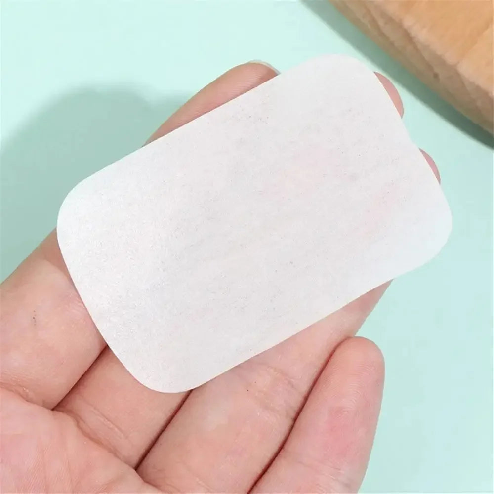 Disposable Soap Paper Travel Soap Paper Washing Hand Bath Clean Scented Slice Sheets Mini Paper Soap Bathroom Supplies