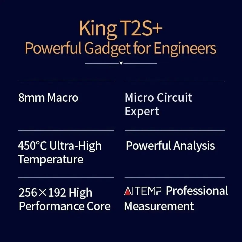 Dropship T2S Plus Thermal Camera Analyzer Motherboard PCB Cell Phone Troubleshooting Repair PC Software 8mm Marco lens Xinfrared