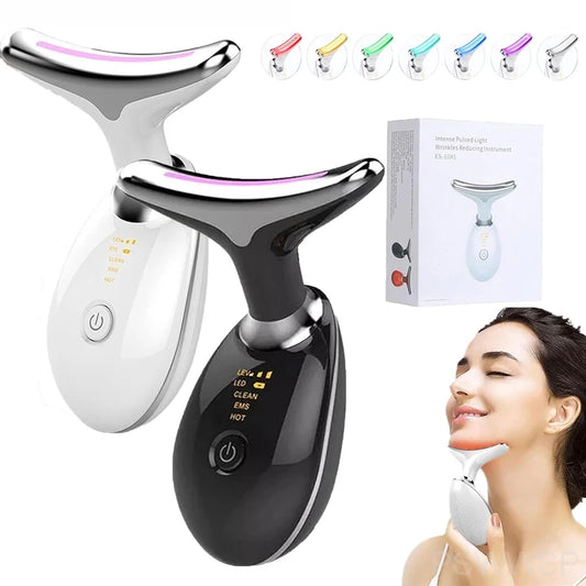 Marveloustoree Facial Massager Neck Facial Beauty Device Lifting Tighten Skin Care Tool