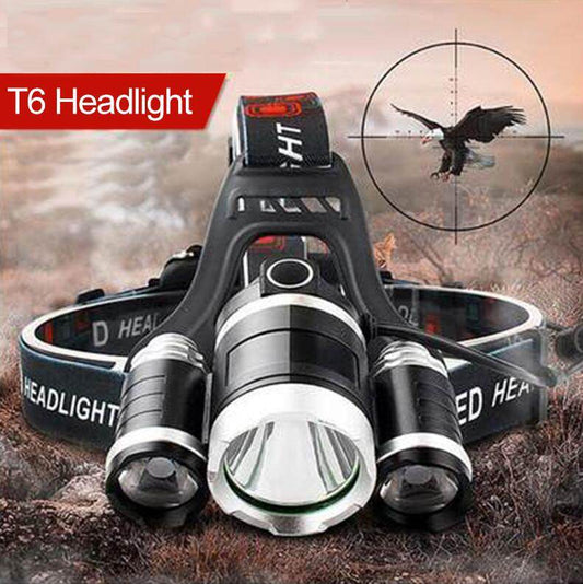 Headlamp 90 degree high Led lighting Head Lamp 4 mode XML T6/R5 LED Headlamp Headlight Camping Fishing headlight Torch Lanterna - MarvelouStoree