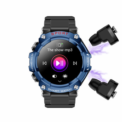 T96 Smart Watch TWS 2 in 1 Bluetooth HD Call Recording Local Playback Health Monitoring