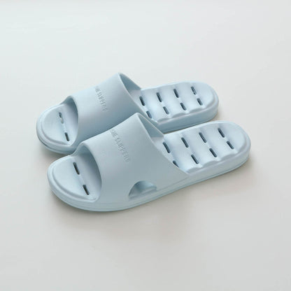 New EVA Home Slippers Summer Soft Couple Deodorant Hollow Leakage Sandals Anti-Slip Bathroom Slippers - MarvelouStoree