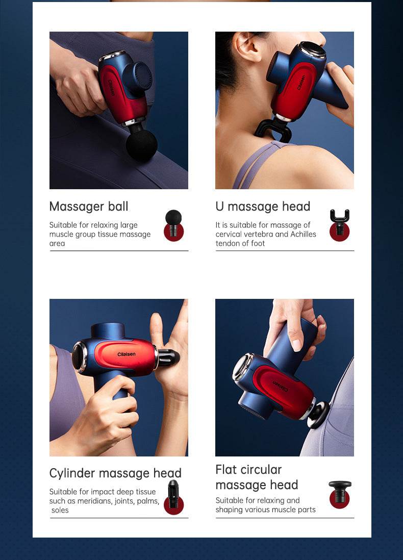 CP-F10 fascia gun muscle massager cervical muscle relaxer electric menstrual gun leg electric - MarvelouStoree