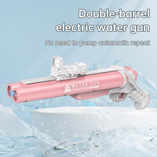 Double tube electric water gun outdoor water play and war toy - MarvelouStoree