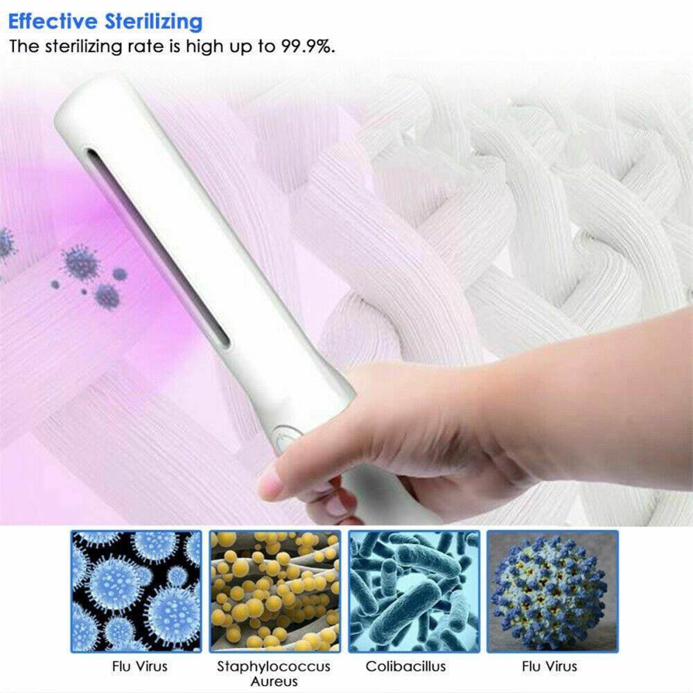 Mini Ultraviolet Sanitizer Handheld UV Light Disinfection Lamp for Home Office Travel Portable Sterilizer Mites Lights - MarvelouStoree