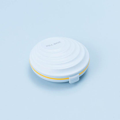 Travel Convenient Small Pill Box Round Mini Carry-On Storage Box Pill Sub-Box Sealed Compartment Pill Box - MarvelouStoree