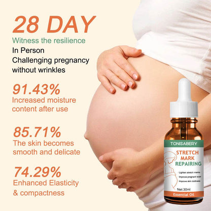 TONISABERY Postpartum Repair Mild Wrinkle Reduction Body Care Essential Oil Stretch Mark Care Essential Oil - MarvelouStoree