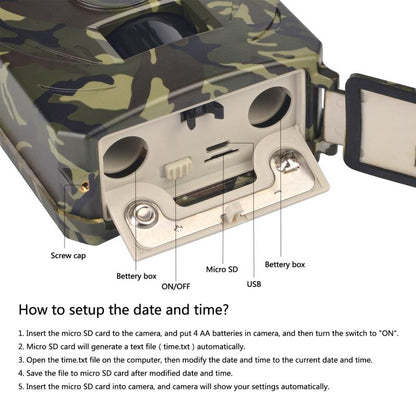 PR100 Hunting Camera 12MP Hunting Camera 940NM 120° Wild Lens IP56 Wildlife Game Trail IR Camera Hunting Camera