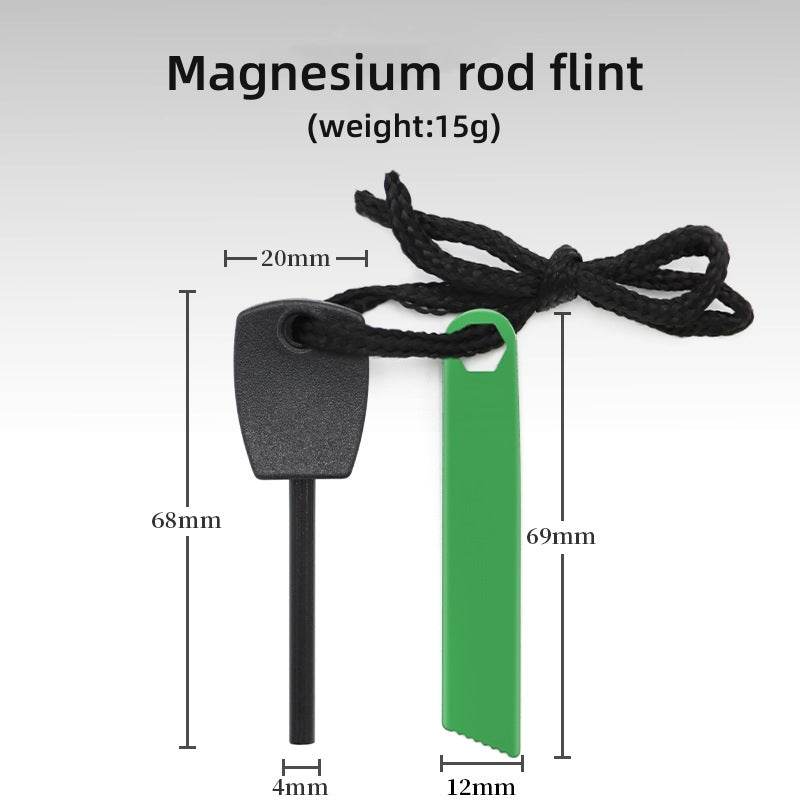 Camping set small mini flint waterproof ignition magnesium strip magnesium rod - MarvelouStoree