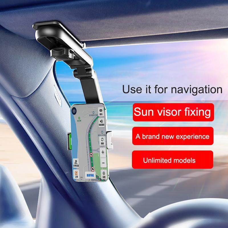 Car phone holder, sun visor, navigation car support bracket - MarvelouStoree