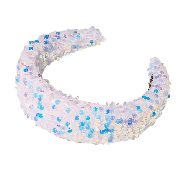 Sequin sponge wide edge headband - MarvelouStoree