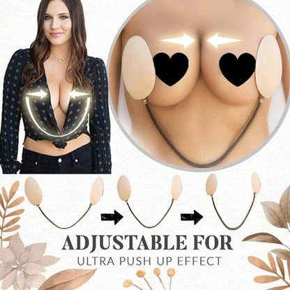 Frontless Bra Shaper Breast Patch Thin Silicone Solid Breast Patch Body Shaper - MarvelouStoree