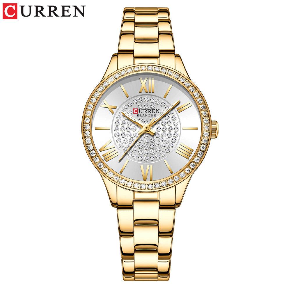 Ladies Watch Fashion Steel Band Watch Casual Ladies Watch Quartz Watch Watch - MarvelouStoree