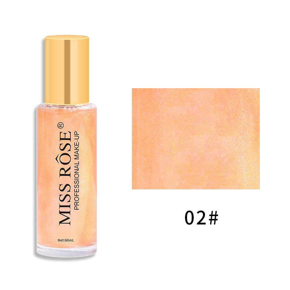 Quicksand Liquid Body Glitter Spray Waterproof Sweat Resistant Makeup Free Pearlescent Brighten And Highlight Spray - MarvelouStoree