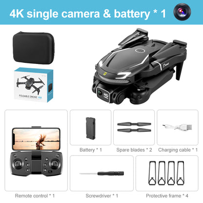 V88 UAV 4K Dual Camera HD Aerial Photography Folding Aircraft Fixed Altitude Remote Control