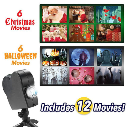 Window Projector Wonderland Christmas Projector TV Halloween Projector