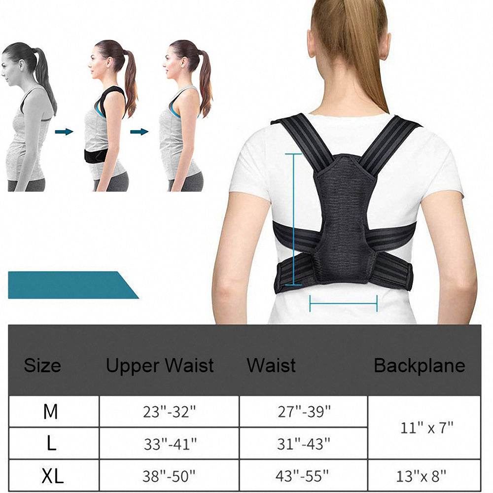 Department Posture Correction Belt Breathable High And Low Shoulder Anti-Hunchback Correction Belt Children Adult Sitting Posture Corrector - MarvelouStoree