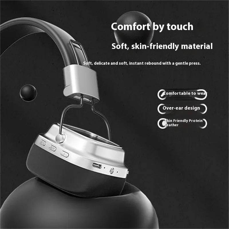 Retro On-Ear Wireless Headset Bluetooth Talking Headset Surround Sound Headset Bluetooth 5.3 DR02 - MarvelouStoree