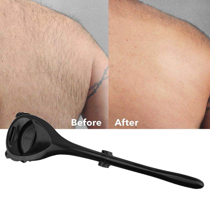 Do-it-yourself Head Blade Back Hair Shaver Trimmer Body Leg Razor Long Handle Removal Razors - MarvelouStoree