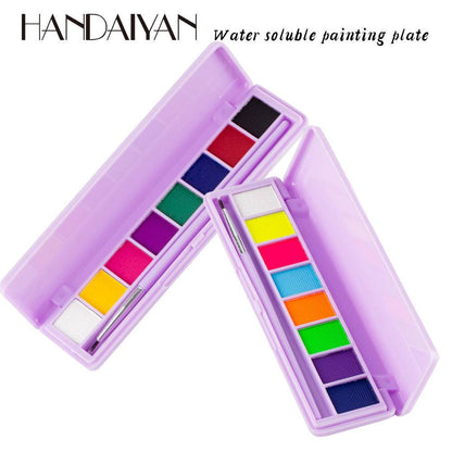 HANDAIYAN Water Soluble Body Paint Cream Eyeliner Eye Shadow Ultraviolet Luminous Paint Face And Body Paint - MarvelouStoree