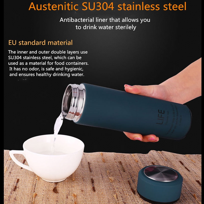 Insulate Thermos tea mug with Strainer Thermo mug Thermos Coffee cup Stainles steel thermal bottle Vacuum flask