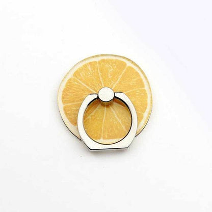 New Arrival Mobile Phone Holder Metal Finger Ring Holder Cute Lemon Fruits Phone Ring Holder Phone Stand Support - MarvelouStoree