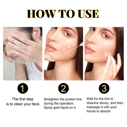 EELHOE Protein Line Can Lift Facial Skin Moisturize Repair Dry Make Look Younger Reduce Wrinkles Facial Essence Protein Line