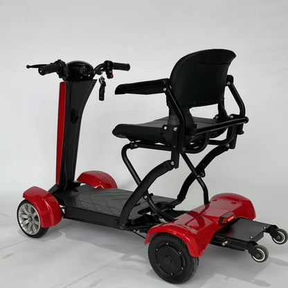 EU Stock Automatic Foldable  Electric Scooter Dual Motor For Elderly Disabled 36V 500W Lightweight 4 Wheel Mobility Scooters