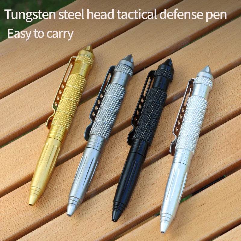 Edc Outdoor Tactical Pen Self Defense Gadgets Tactical Multitool Multifunction Pen Emergency Glass Breaker Outdoor Survival Tool - MarvelouStoree