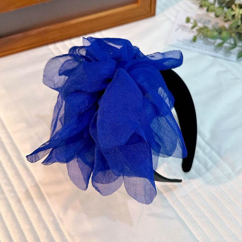 Handmade European and American headbands with versatile fabric flower hair accessories - MarvelouStoree