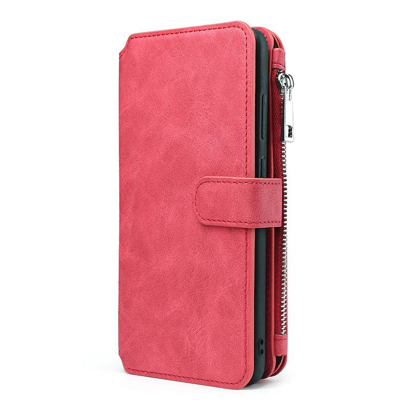 For Samsung S22ultra Wallet Mobile Phone Shell S20FE Multifunctional Mobile Phone Leather Case S22 Flip Cover - MarvelouStoree