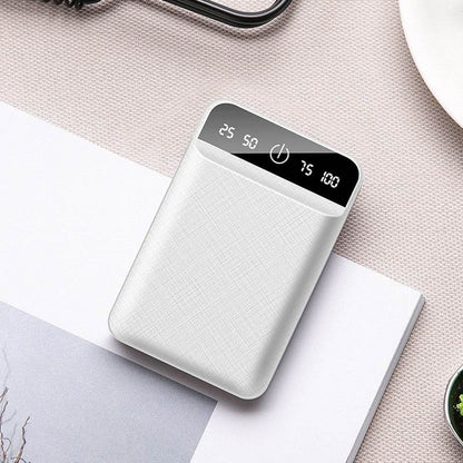 20000mAh Mini Charger Portable Two-way Fast Charging Power Bank Digital Display External Battery for iPhone Xiaomi Samsung