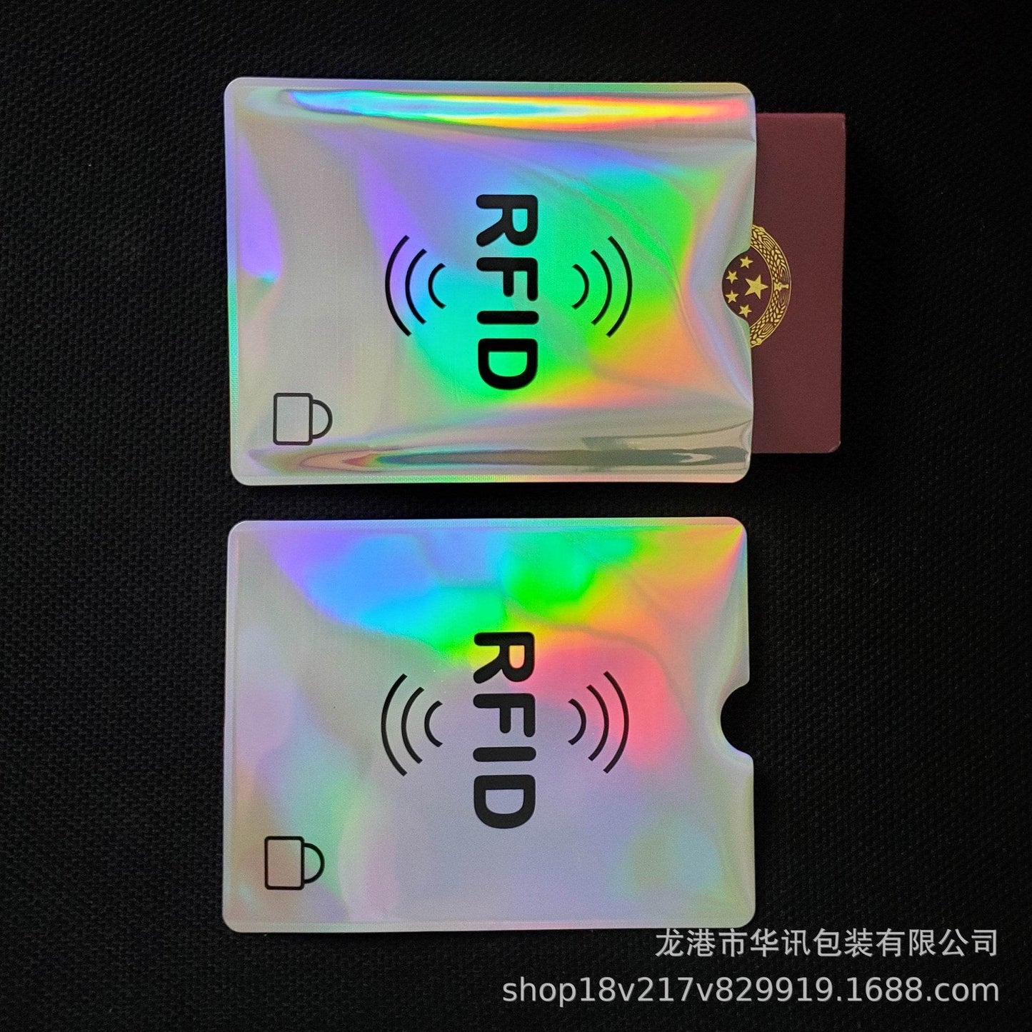 20pcs Anti scan card sleeve credit NFC RFID card protector Anti-magnetic aluminum foil portable bank card holder - MarvelouStoree