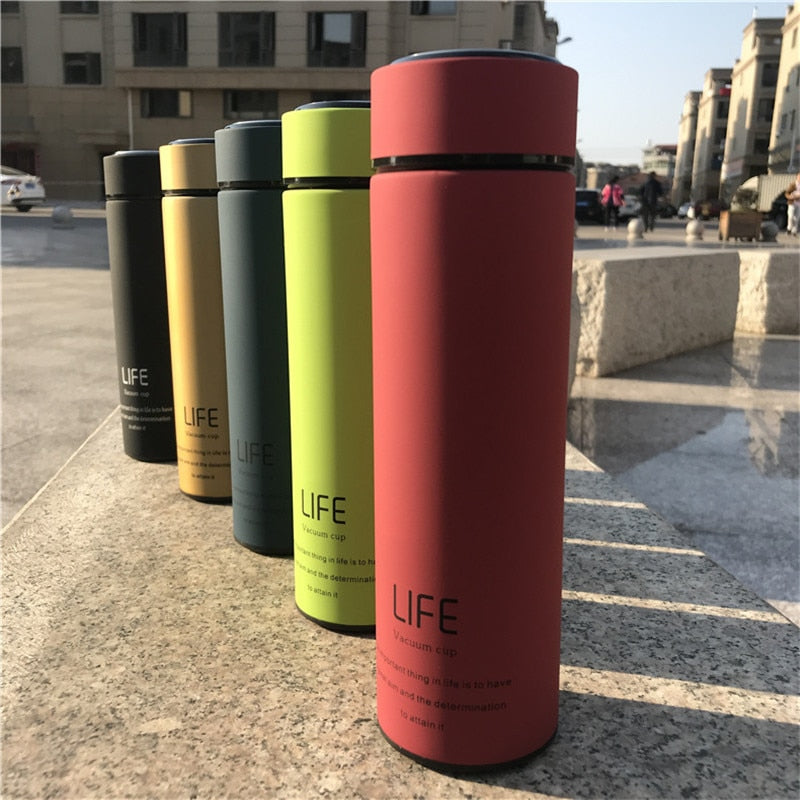 Insulate Thermos tea mug with Strainer Thermo mug Thermos Coffee cup Stainles steel thermal bottle Vacuum flask