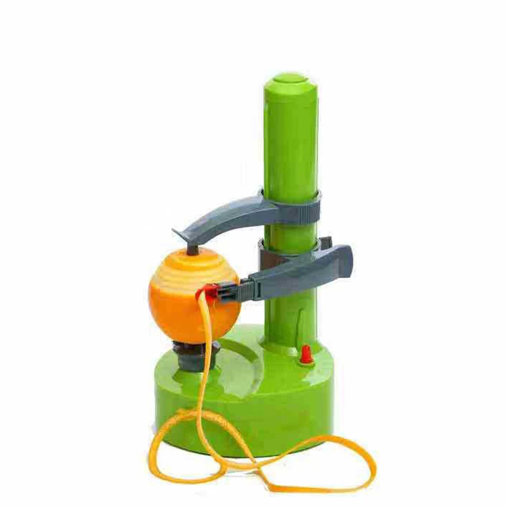 Multifunctional Automatic Peeler Electric Spiral Apple Peeler Slicer Fruit Potato Automatic Battery Powered Peeler Kitchen Tools