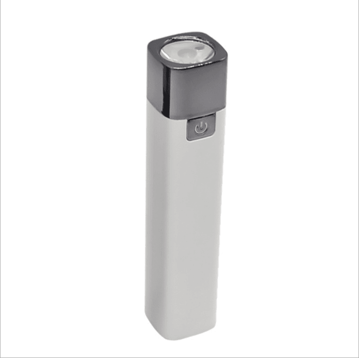 New mini power bank lipstick flashlight with lithium battery