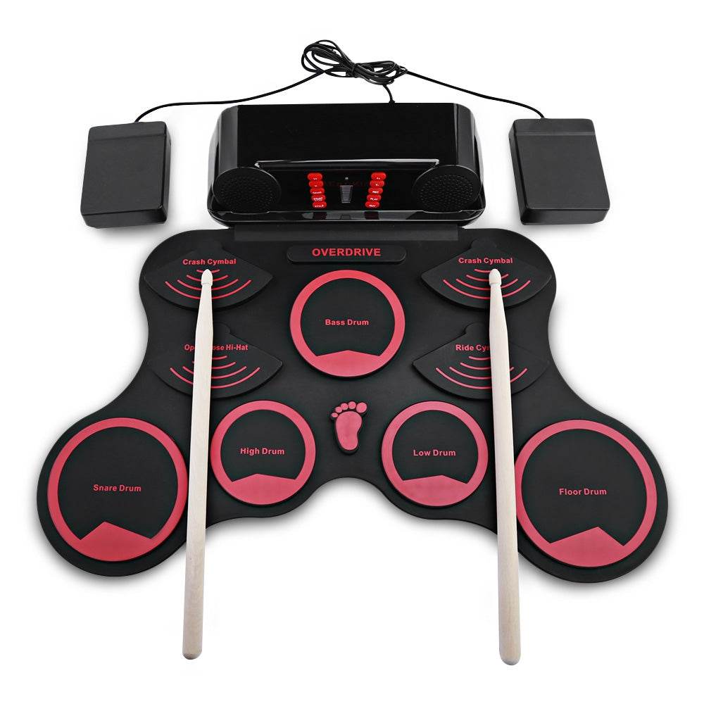 AEOFUN 10 Pads Electronic Roll Up Drum Kit with Recording Function - MarvelouStoree