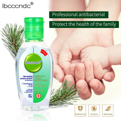 50ml Travel Portable Hand Sanitizer Gel Anti-Bacteria Moisturizing Liquid Disposable No Clean Waterless Antibacterial Hand Gel - MarvelouStoree