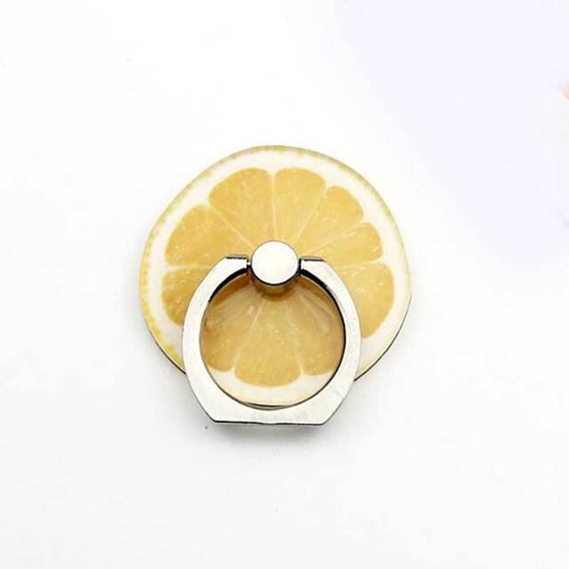 New Arrival Mobile Phone Holder Metal Finger Ring Holder Cute Lemon Fruits Phone Ring Holder Phone Stand Support - MarvelouStoree