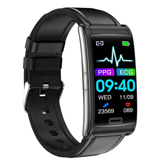 E600 1.47-inch Full touch screen Egg roll smartwatch ECG blood glucose oxygen health fitness E600 smart watch band Bracelet - MarvelouStoree