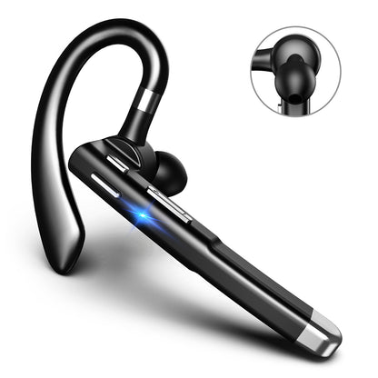 Bluetooth Earpiece Bluetooth V5.1 Headset with Charging Case Hands-Free Single Ear Headset Noise Canceling Mic for Xiaomi iPhone