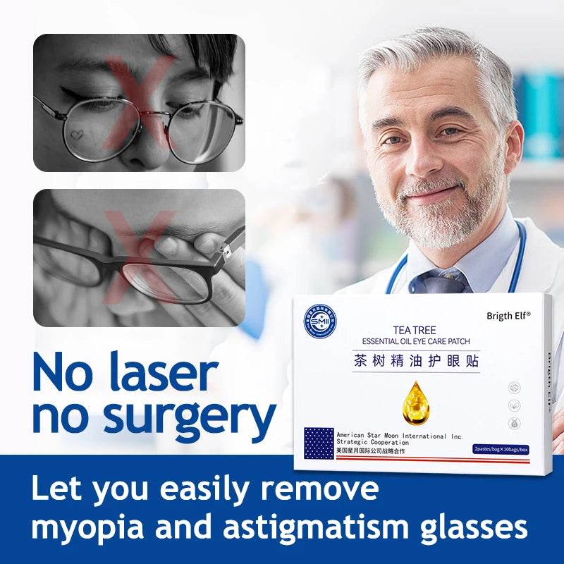 Fast Treatment Myopia Astigmatism Hyperopia Old Flower Eye Dry Eye Strain Effectively Remove Eye Mites Ease Eyes Fatigue Beauty - MarvelouStoree