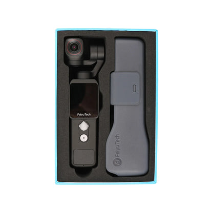 FeiyuTech Feiyu Pocket 2 Handheld 3-Axis Gimbal Stabilized 4K Video Action Camera With Mic 130° View 12MP Photo 4X Zoom