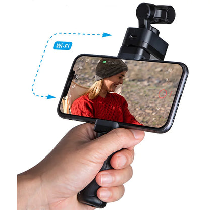 FeiyuTech-Official Pocket 3 Handheld Wireless Gimbal Camera, 3-Axis, 4K60fps, APP, Wireless Image Transmission, Magnetic Attach