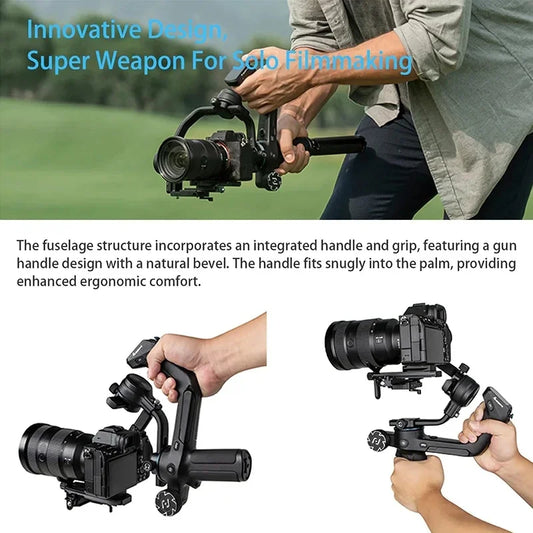 Marveloustoree SCORP 2 Camera Gimbal Stabiliser Touchscreen Built-in AI Tracker for Mirrorless DSLR Camera scorp Upgraded