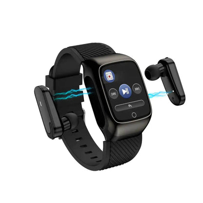 2 in 1 Compact Smart Fit Watch And Bluetooth Earpods - MarvelouStoree