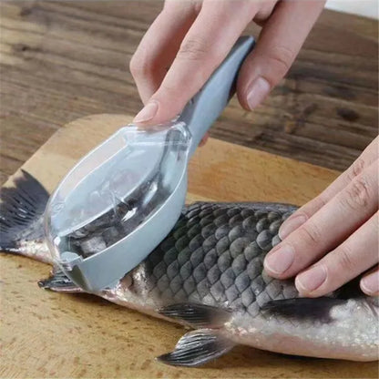 Fish Skin Brush Fast Remove Fish Scale Scraper Planer Tool Fish Scaler Fishing Knife Cleaning Tools Cleaning The Scaler Scraper